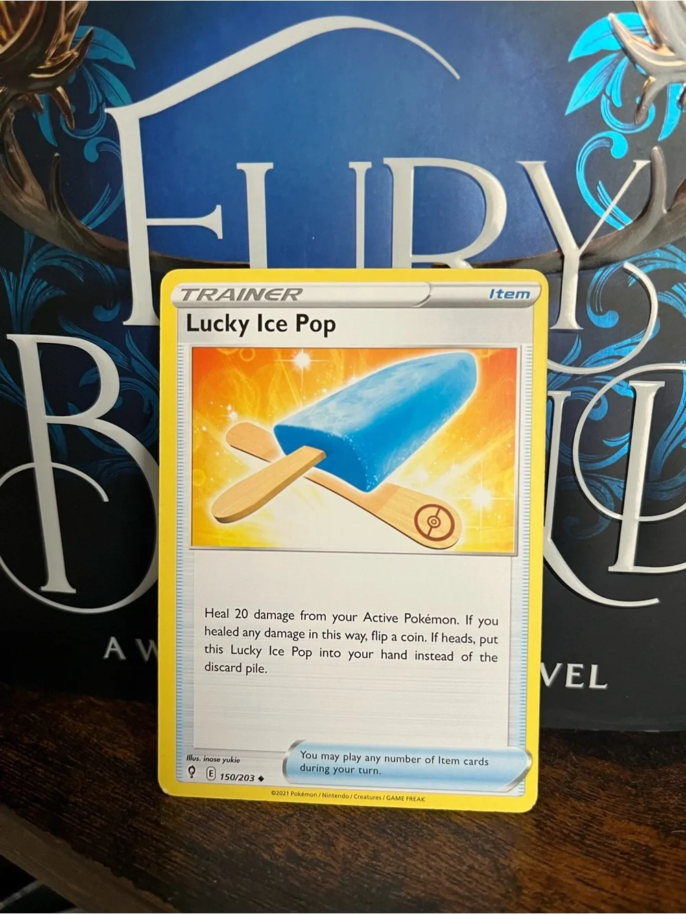 Trainer Lucky Ice Pop Pokemon Card Evolving Skies 150/203